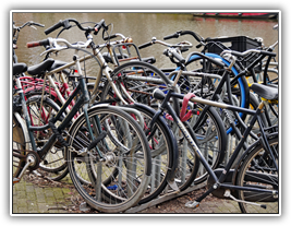 Amsterdam - was wäre die Stadt ohne ihre Fahrräder?