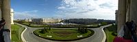 Bukarest - Palast des Volkes (auf der Terrasse)