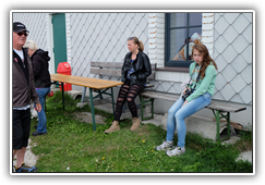 Vati, Sabrina, Carmen und Angie