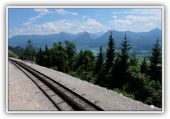 Schafbergbahn - auf dem Weg nach unten
