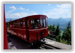 Schafbergbahn - Gegenverkehr