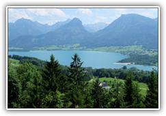 Schafbergbahn - auf dem Weg nach unten