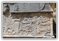 Chichén Itzá - Plattform der Adler