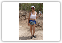 Chichén Itzá - hübsche Mexikanerin