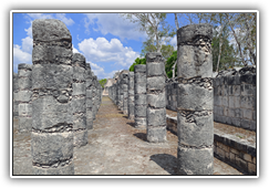 Chichén Itzá - Gruppe der 1000 Säulen