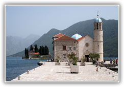 Montenegro - Kotor, Klosterinsel Maria am Felsen