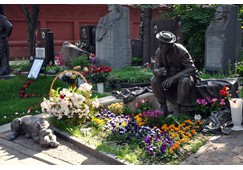 Prominenten-Friedhof in Moskau