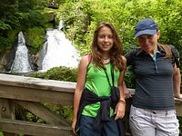 Triberger Wasserflle - Andrea und Angie