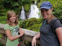 Triberger Wasserflle - Andrea und Marlene