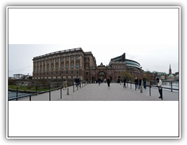 Stockholm - über die Brücke nach Gamla Stan