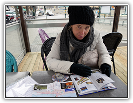 Stockholm - Orientierungspause für meinen Guide!