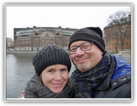 Stockholm - nass aber glücklich ;-)