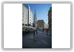 Am Graben mit Blick auf Stephansdom