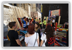 Jesus Fans sind heute in der Stadt